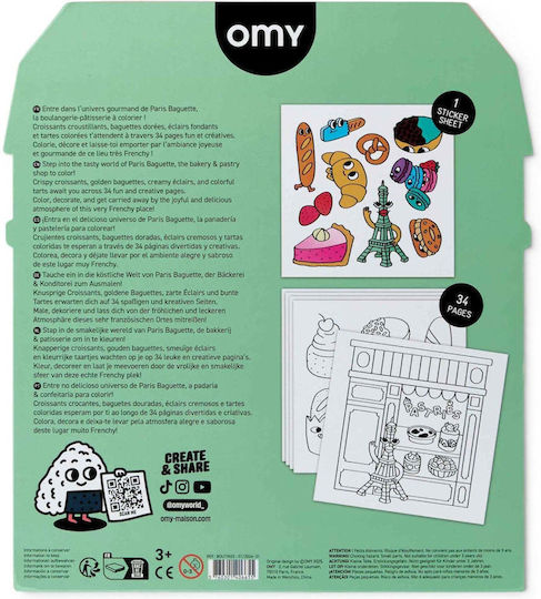 Omy Painting Coloring Boutique French Baguette