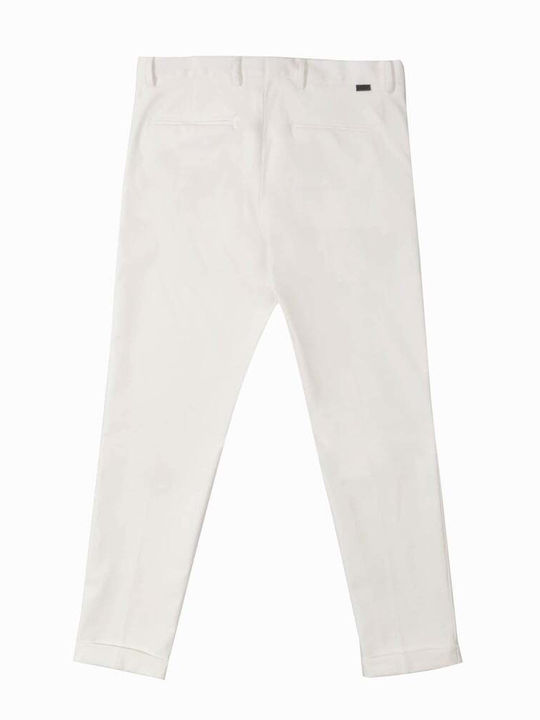 Men's Chino Slim Fit Trousers Panna
