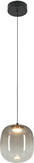 Zambelis Lights Brown LED Ceiling Light with Warm White Light 15x15cm