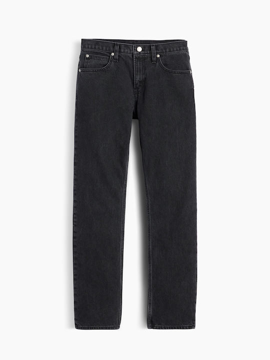 Damen Jeans Hose Mittlerer Anstieg in Schlank Passform Schwarz
