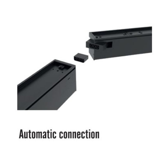 Modular Commercial Linear Lighting LED 1200x55x55 40W 3CCT 3000 4000 6500 K 4800lm AC170-265V Aluminum Black Universe 1-U016292