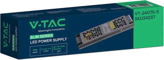 V-TAC Surse De Alimentare LED IP20 Putere 75W Cu Tensiune De Ieșire 24V