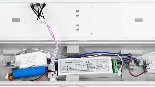 GloboStar Φωτιστικό Φθορίου Οροφής LED 24W Ψυχρό Λευκό