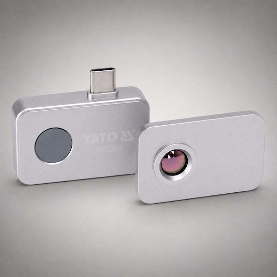 Yato Yt-72931 Handgehaltene Wärmebildkamera Usb-c 256×192 512×384 Super Resolution 25hz Makroobjektiv