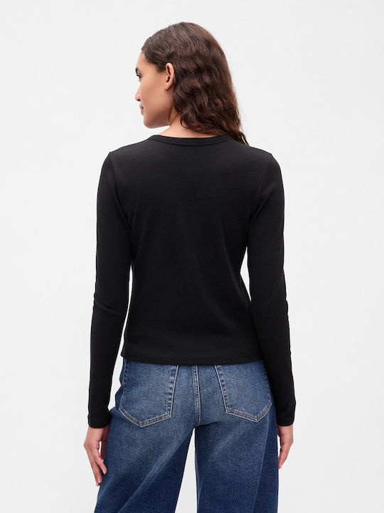 Kurze Damen Strickjacke Schwarz