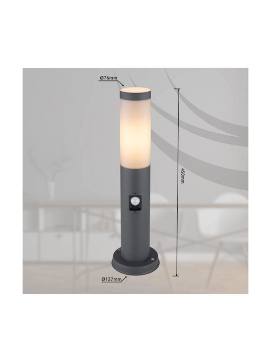 Globo Lighting Boston Lumină Post mic pentru Exterior 60W IP44 pentru Soclu E27 Gri