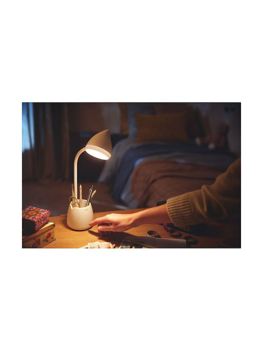 Philips Reîncărcabil LED Lumină de Birou în Culoarea Alb