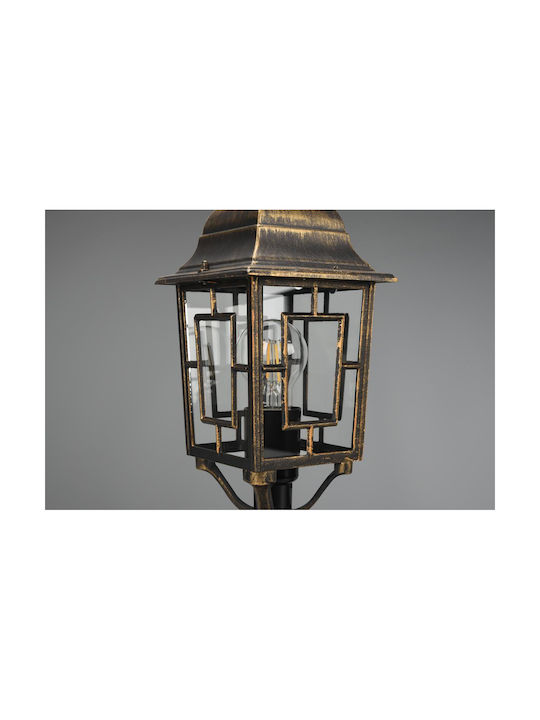 Trio Lighting Outdoor Lantern Floor Lamp 60W IP44 For E27 Socket Beige