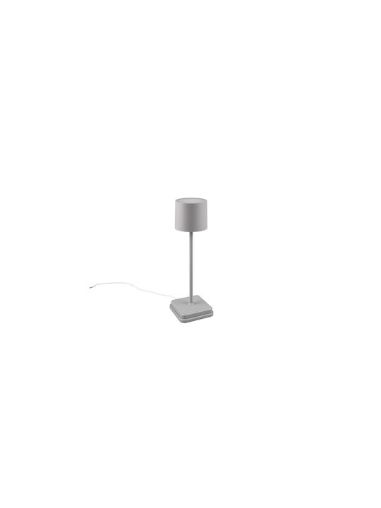 Trio Lighting Επιτραπέζιo Φωτιστικό LED Εξωτερικού Χώρου 1.5W με Ρυθμιζόμενο Λευκό Φως IP54 Γκρι