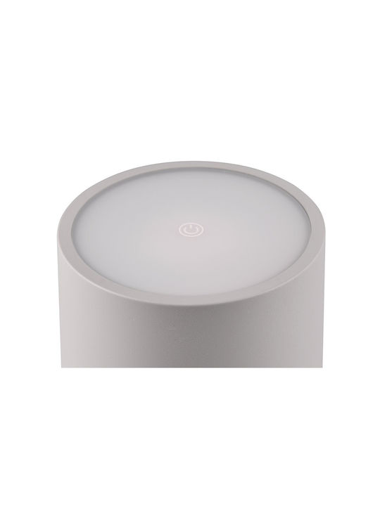 Trio Lighting Επιτραπέζιo Φωτιστικό LED Εξωτερικού Χώρου 1.5W με Ρυθμιζόμενο Λευκό Φως IP54 Γκρι