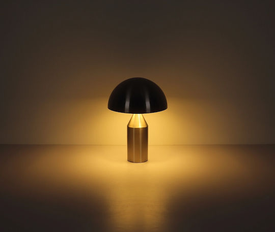 Globo Lighting Metal Table Lamp for E27 Socket with Silver Shade and Base