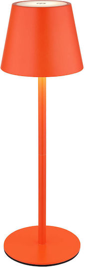 Globo Lighting Μεταλλικό Πορτατίφ LED με Κόκκινο Καπέλο και Βάση
