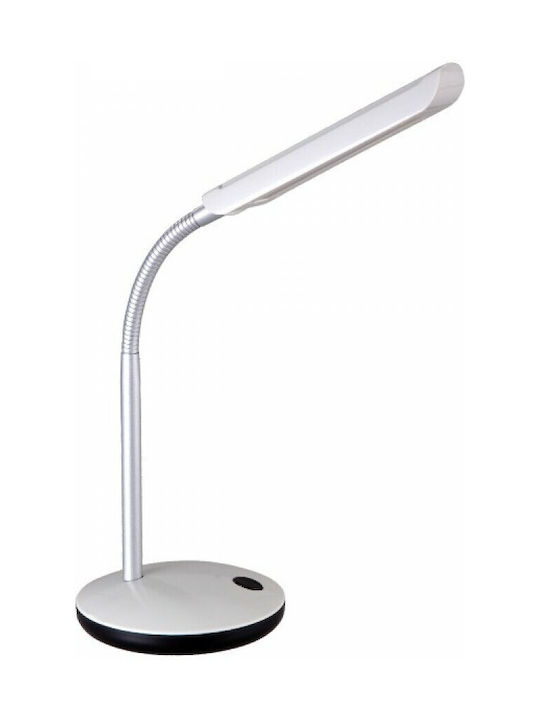Spot Light LED Lumină de Birou cu Braț Flexibil în Culoarea Alb