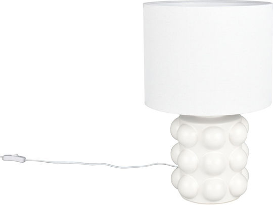 Trio Lighting Table Lamp for Socket E27 with White Shade and Base