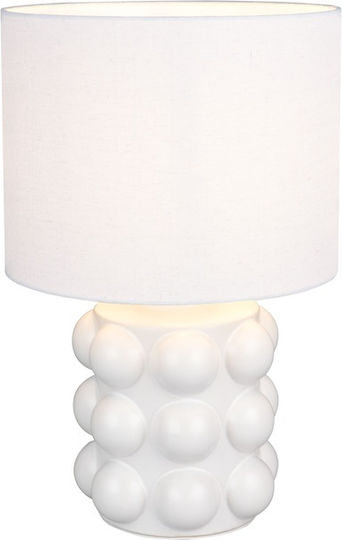 Trio Lighting Table Lamp for Socket E27 with White Shade and Base