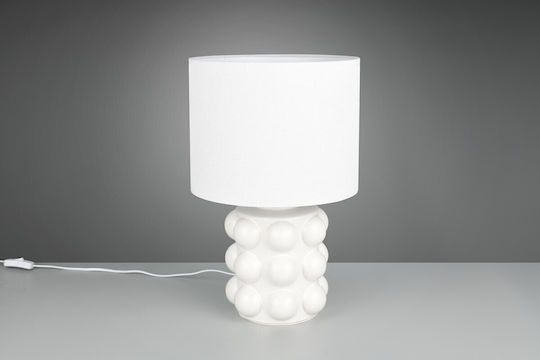 Trio Lighting Table Lamp for Socket E27 with White Shade and Base