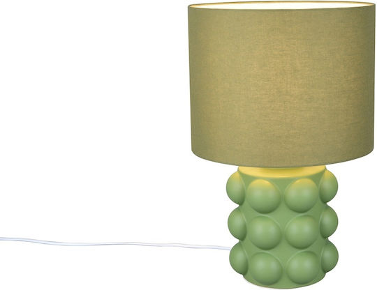 Trio Lighting Table Lamp for Socket E27 with Green Shade and Base