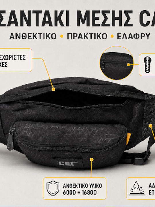 Raymond Мъжка Чанта За Колан Черна