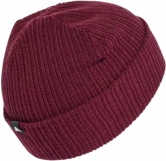 Cuff Beanie Männerschlaufeinfacher Strickmütze in Burgundischer Farbe