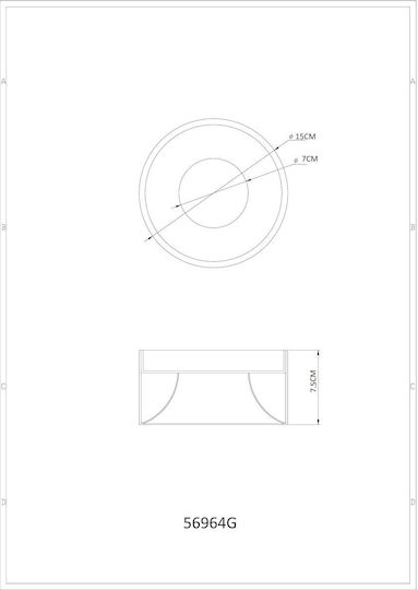 Globo Lighting LED Панел 12W с Топло Бяла Светлина 3000K