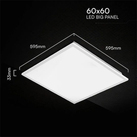 V-TAC Χωνευτό LED Panel 40W 60x60εκ. V-TAC Χωνευτό LED Panel 40W 60x60εκ.