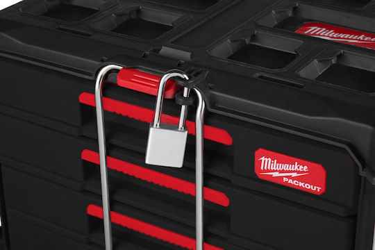 Milwaukee Συρταριέρα Εργαλείων Plastic 4 Slot W36.3xD36.3xH41.4cm Packout