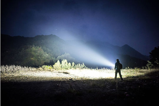 Olight Rechargeable Flashlight LED IPX8 with Maximum Brightness 14000lm Marauder 2 Black
