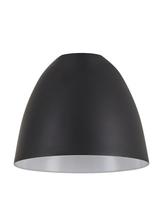 Home Lighting Round Lamp Shade Black with Diameter 16cm