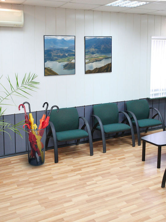 Relaxdays Suport pentru umbrele metalic gri
