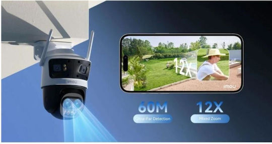 Imou IPC-S76DP-13M0N IP Квад Камера за Видеонаблюдение Wi-Fi 13MP Водоустойчива с Обектив 3.6mm