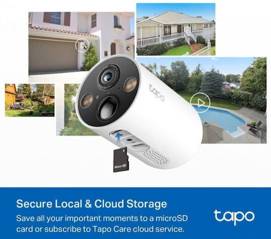 TP-LINK Tapo C425 KIT v2 IP Камера за наблюдение Wi-Fi Full HD+ 4MP Водоустойчива с Двупосочна Комуникация