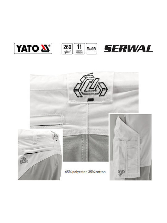 Yato Arbeithose Weiß