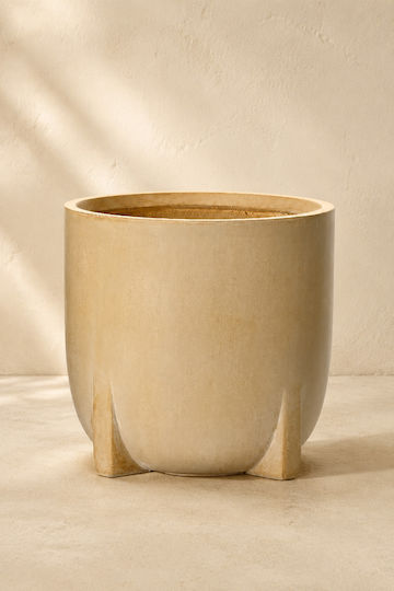 Kaemingk Blumentopf Keramik Beige Kaemingk Blumentopf Keramik Beige