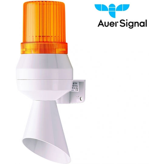Alarm Siren Indoor 88dB 230V with Portocaliu Light