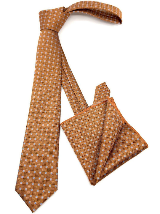 Legend Accessories Legend Set Cravate Bărbați Tipărit Portocalii Culoare