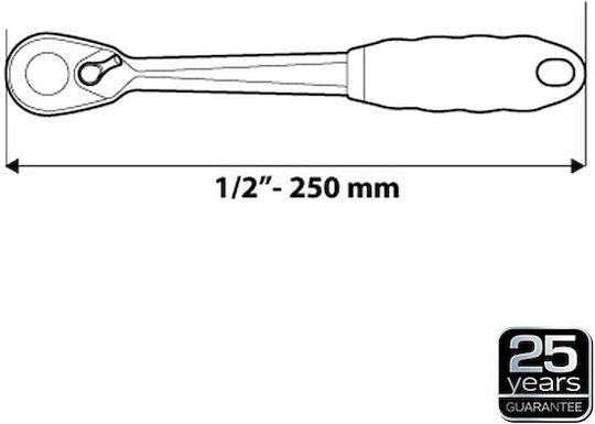 Neo Tools Ratschen mit Vierkant 1/2" Länge 25cm.