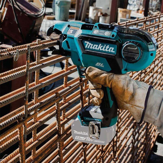Makita Mașină electrică de legat bare de armare Baterie Litiu 18V cu husă Solo (fără baterie și încărcător)
