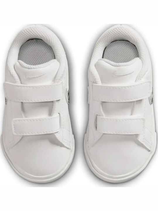 Tennis Essential Kids Sneakers Anatomic with Hoop & Loop Closure White