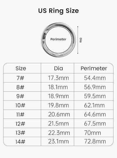 Kyklo Smart Ring Μέγεθος Αδιάβροχο με Παλμογράφο Μαύρο