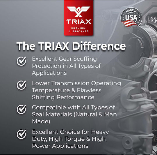 Triax Ulei De Transmisie Auto Pentru Cutie De Viteze Automată Și Direcție Hidraulică 18.92lt