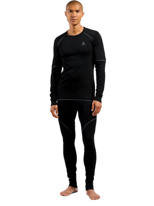 Odlo Active Active Herren Thermounterwäsche Langärmliges Hemd Komprimierung Schwarze