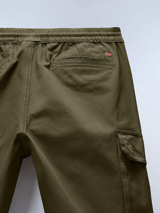 Men's Cargo Trousers Loose Fit Green