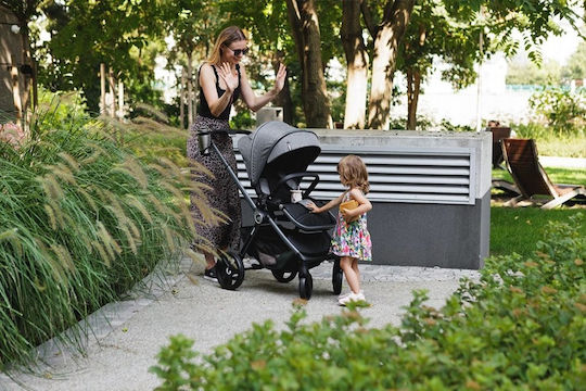 Kidnort Isbjorn Cărucior Reglabil Pentru Copii Potrivit Pentru Nou-Născuți Negru 10.2kg
