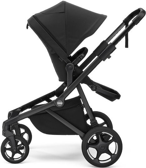 Thule Sleek 2 Reglabil Cărucior 2 în 1 Potrivit pentru Nou-născuți Negru