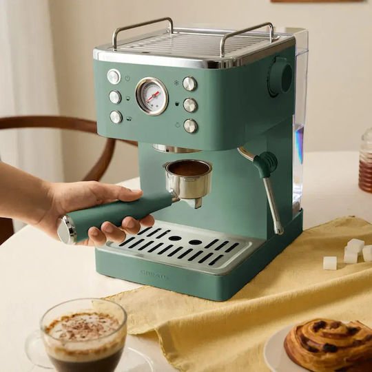 Create Thera Classic Mașină Espresso 1350W Presiune 20bar Verde