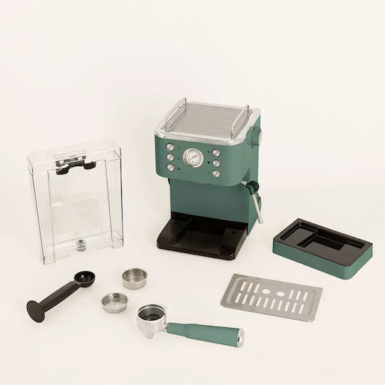 Create Thera Classic Mașină Espresso 1350W Presiune 20bar Verde