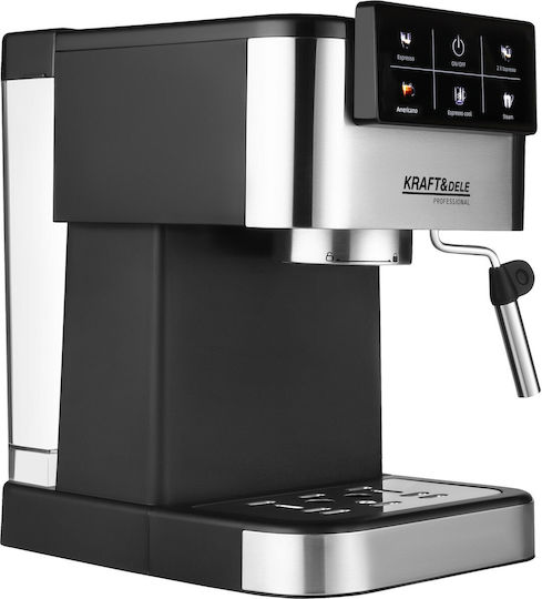 Kraft & Dele Espressor 1500W Presiune 20bar Negru KD4291