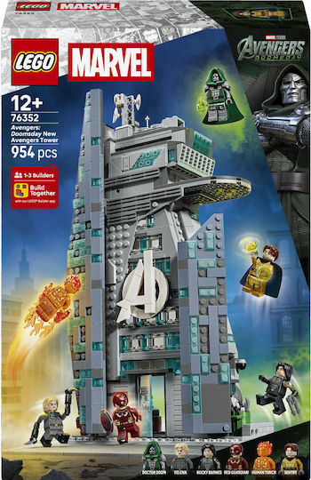 Marvel Avengers Doomsday New Avengers Tower for 12+ Years 954 pcs