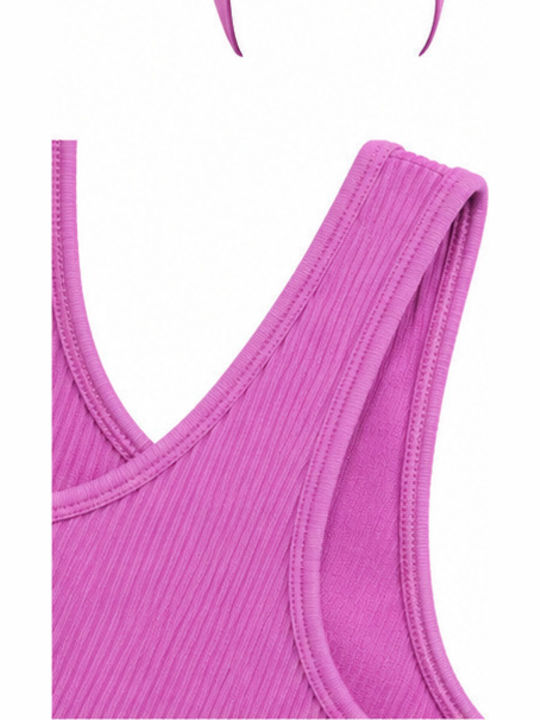 One Piece Swimsuit Purple