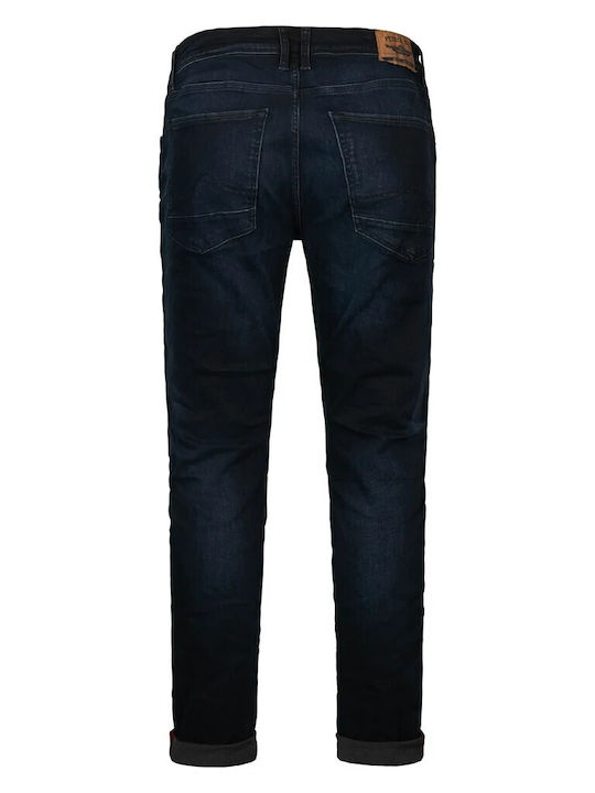 Russel Men's Jeans Pants Elastic Regular Tapered Fit Blue